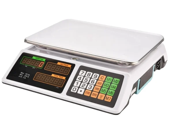 Electronic shop scale, up to 40 kg, wagPRO S40.
