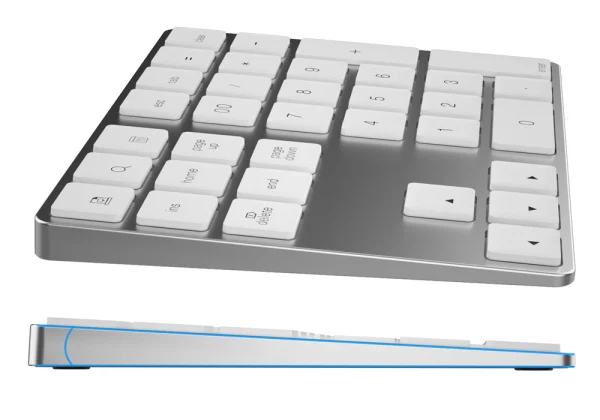 Wireless Bluetooth numeric keypad for laptops, membrane type, typerCLAW BN100