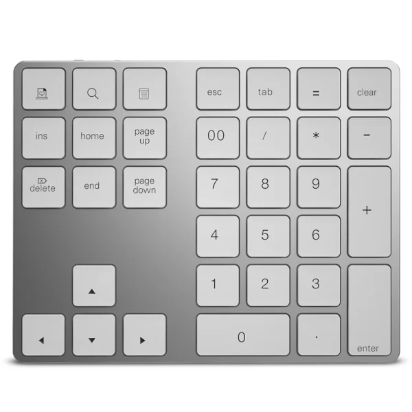Wireless Bluetooth numeric keypad for laptops, membrane type, typerCLAW BN100