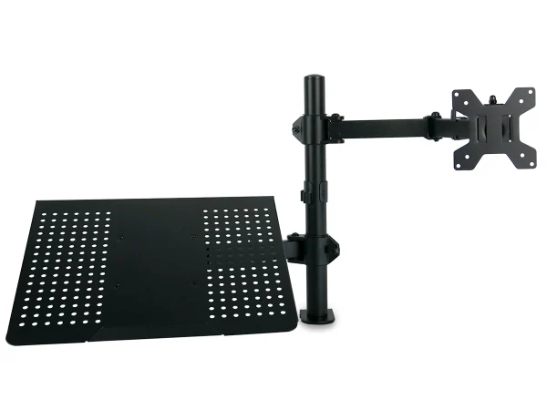 Monitor mount with laptop stand, sturdy and comfortable SolidHand LM01