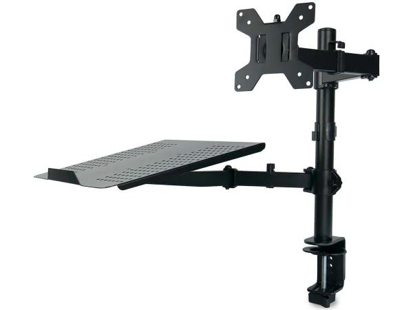 Monitor mount with laptop stand, sturdy and comfortable SolidHand LM01