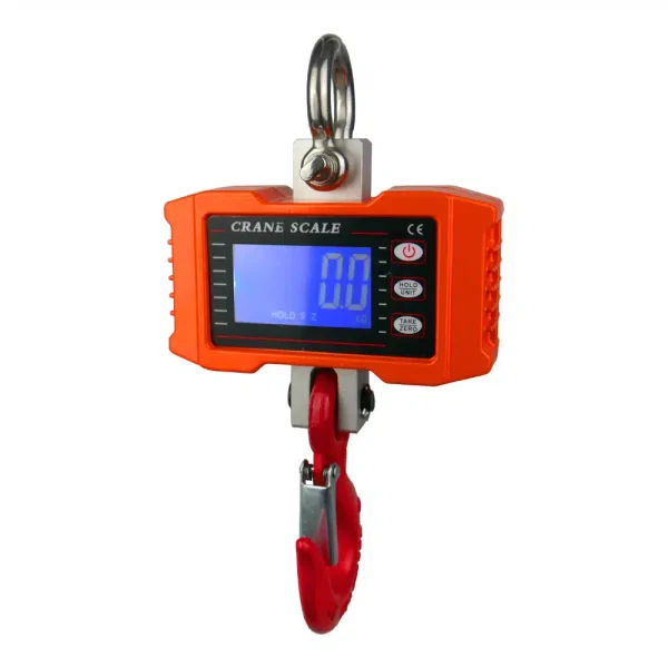 Electronic suspended hook scale 1t with remote control and LCD display wagPRO-H1000P