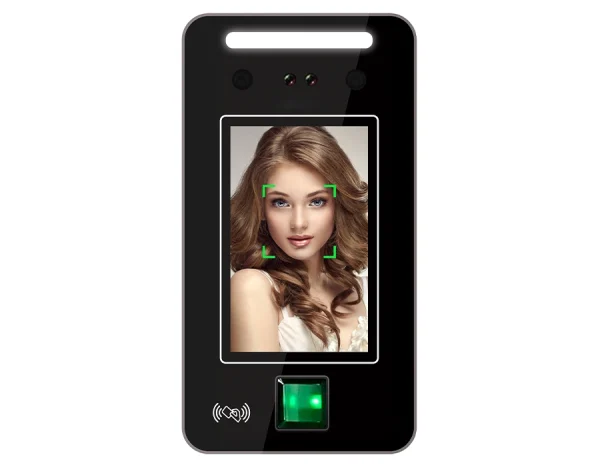 Système de contrôle d’accès biométrique Horloge LCD à balayage facial SecureEntry-AC300