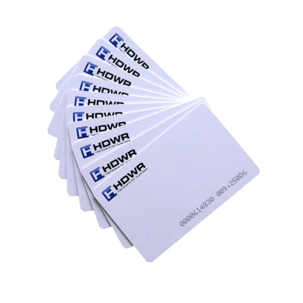 Σετ 10 καρτών RFID 125kHz με λογότυπο HDWR, κωδικοποιημένες HD-RPC01