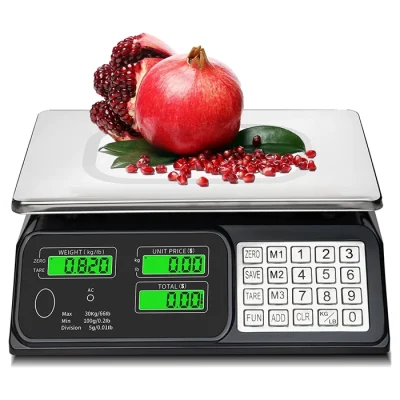 Store scale up to 30 kg, LCD displays, HDWR wagPRO-S30A