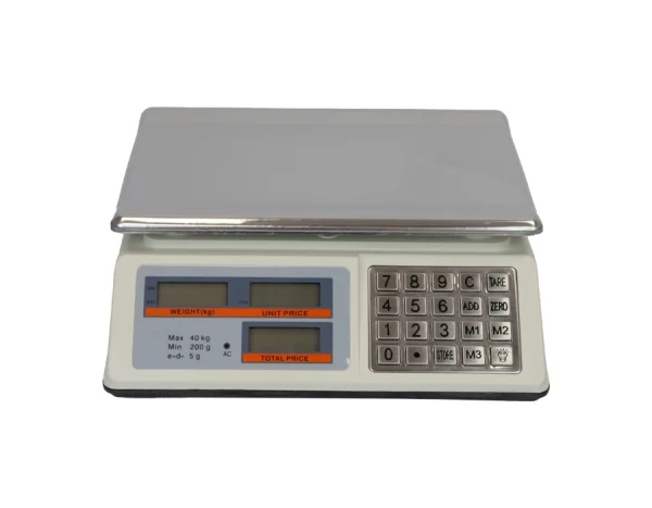 Store scale with platform up to 40 kilograms HDWR wagPRO-S40A