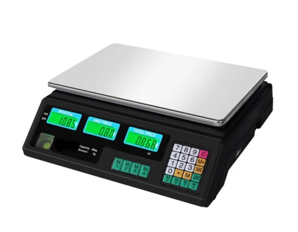 Bilancia elettronica fino a 40 kg, LCD HDWR wagPRO-S40B