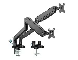 Fäste för dubbla bildskärmar inbyggd USB 2x VESA SolidHand-CS02U